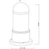 Уличный светильник Arte Lamp Coppia (Цоппиа) A5217FN-1BK