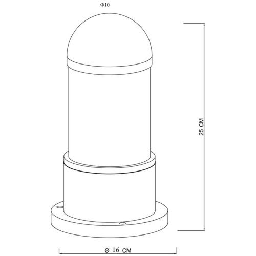 Уличный светильник Arte Lamp Coppia (Цоппиа) A5217FN-1BK - фото 4