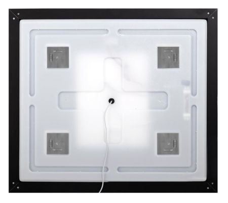 Зеркало с подсветкой BelBagno Kraft SPC-KRAFT-600-1000-LED-TCH-WARM-NERO 60х100 подвесное