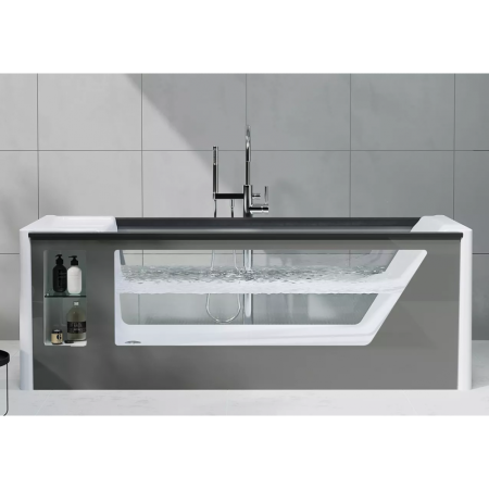 Ванна акриловая Aima Design GENESIS 01ген1875 180х75 отдельностоящая прямоугольная с ножками и каркасом