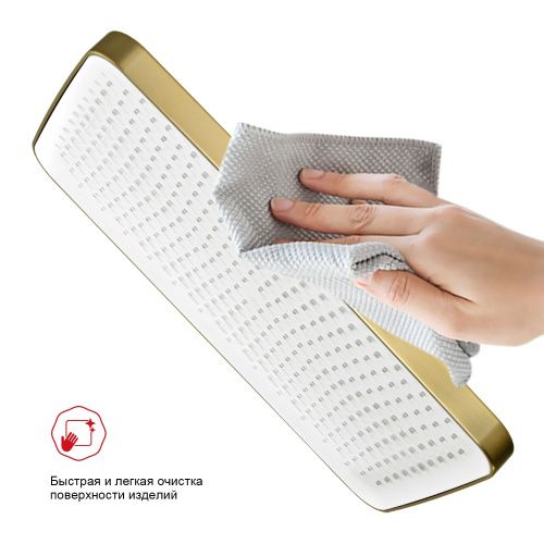 Верхний душ Raglo R451 R451.52.03 золотой сатин - фото 4