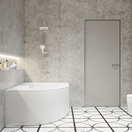 Ванна акриловая Тритон Мари Щ0000046123 170х110 пристенная асимметричная без каркаса