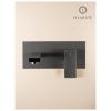 Смеситель для раковины Filarete Fing FL4040BG встраиваемый в стену графит