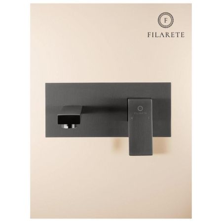 Смеситель для раковины Filarete Fing FL4040BG встраиваемый в стену графит