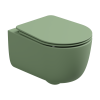 Чаша унитаза подвесная GSG Ceramic Design Hit! HIWCSO031 цвет зеленый без сиденья безободковая смыв торнадо