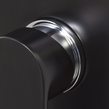 Смеситель WasserKRAFT Elbe 7400 7499 Thermo настенный черный