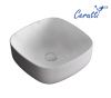 Раковина из сантехнического фарфора Cerutti SPA CR0010 40х40 накладная цвет белый без отверстий под смеситель