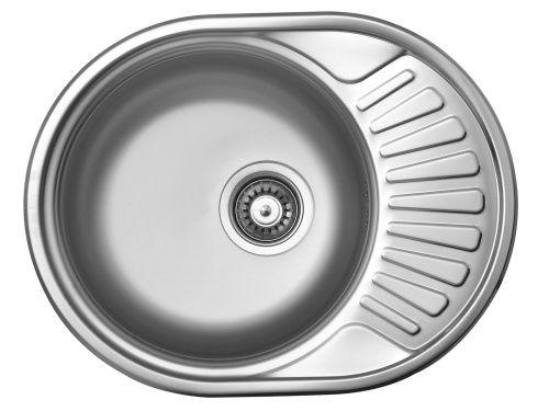 Кухонная мойка Ukinox Фаворит FAL570.450 -GT8K 2L 45х57 цвет стальной поверхность рифленая - фото 2