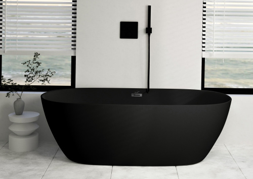 Ванна акриловая Cerutti SPA CT9906 170х75 отдельностоящая овальная