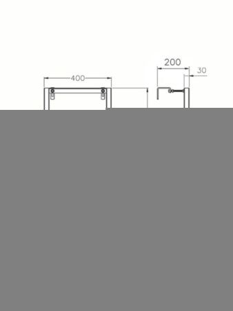 Инсталляция для биде Agger ABB400