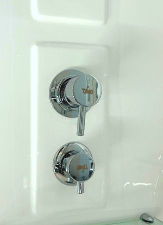 Душевая кабина Timo Lux T-7701 100х100 четверть круга с крышей ориентация универсальная