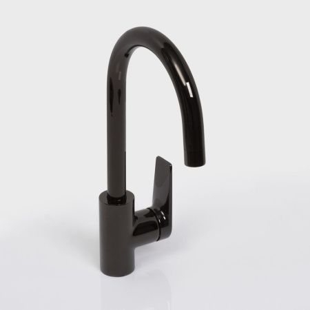 Смеситель для кухни Wasserkraft Glan 6600 6607 на мойку черный