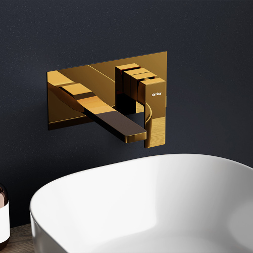 Смеситель Damixa Gala 530260600 встраиваемый в стену золото - фото 4