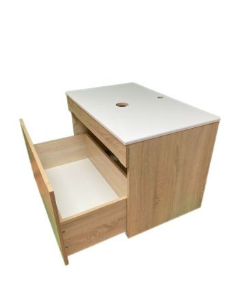 Тумба с раковиной Sintesi STL.W7817_SIN-LVB-APP-409 60х60 подвесная цвет бежевый