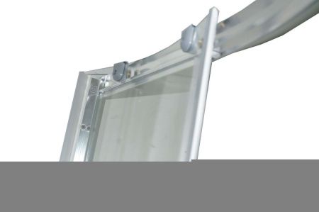 Душевой уголок Parly Z9111 90х90 стекло с рисунком профиль хром с поддоном