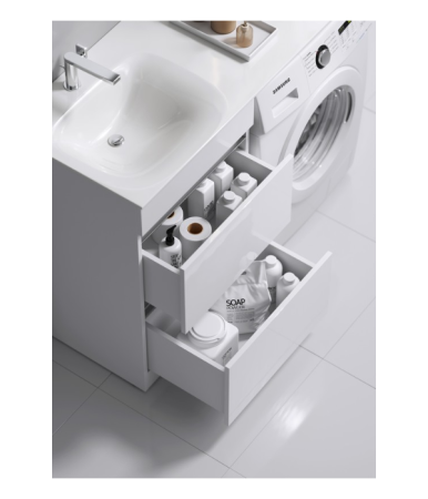 Тумба под раковину Aqwella Y FOR01052 50х50 напольная цвет белый