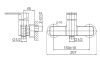 Смеситель для душа Wonzon & Woghand Arnie WW-694101-CR настенный хром