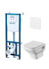Комплект унитаз с инталляцией и клавишей смыва Santek Лайн 1WH501750