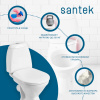 Унитаз-компакт напольный с бачком Santek Римини 1WH111758 белый с сиденьем каскадный смыв