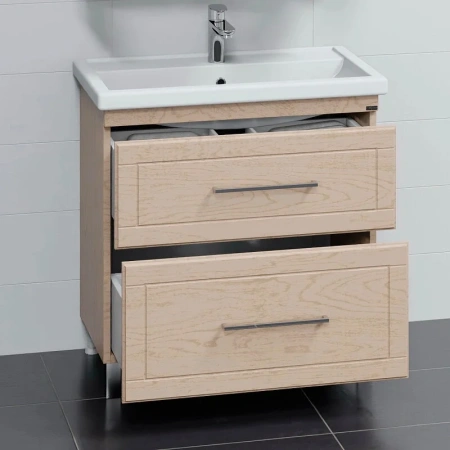 Тумба под раковину СанТа Венера 221016 80х40 напольная цвет бежевый