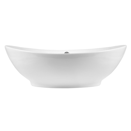 Раковина из сантехнического фарфора Bond Oval S55-590 59х38 накладная цвет белый глянцевый