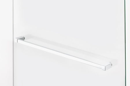 Душевая перегородка New Trendy AVEXA White EXK-2943 100х200 стекло прозрачное профиль белый