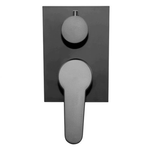 Смеситель для ванны и душа Webert Sax Evolution SE880601560 встраиваемый в стену черный - фото 4