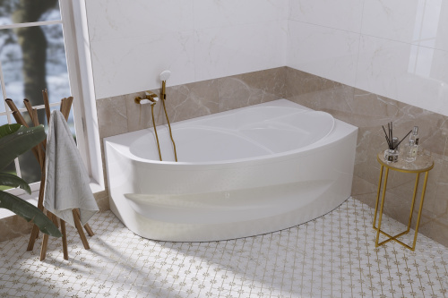 Ванна акриловая 1MarKa JULIANNA MG 01дж1595п 160х90 пристенная асимметричная без каркаса - фото 4 Ванна акриловая 1MarKa JULIANNA MG 01дж1595п 160х90 пристенная асимметричная без каркаса - фото 4