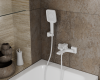 Смеситель для ванны Rush Thira TR3635-44White настенный белый