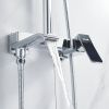 Душевая стойка Shevanik S4036 настенная цвет хром