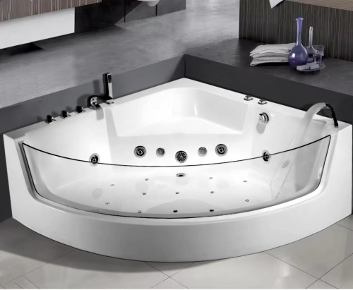 Ванна гидромассажная Cerutti SPA C-401A 150х150 пристенная четверть круга