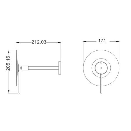 Косметическое зеркало Java S-M112H