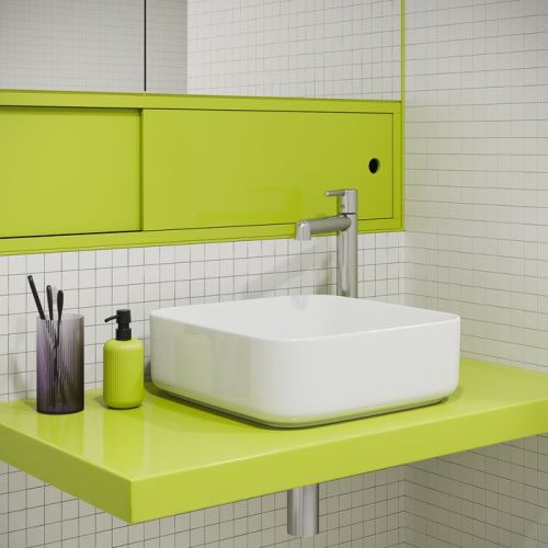 Смеситель для раковины Iddis Aiger AIGSB01i01 на столешницу хром - фото 3