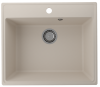 Кухонная мойка Ulgran Quartz Forte 580-02 58х50 цвет бежевый поверхность матовая
