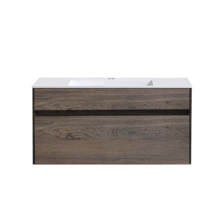 Тумба под раковину Vincea Chiara VMC-2C100RO 100х40 подвесная цвет коричневый