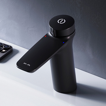 Смеситель Am.Pm Inspire V2.0 F50A02522 на раковину черный без термостата