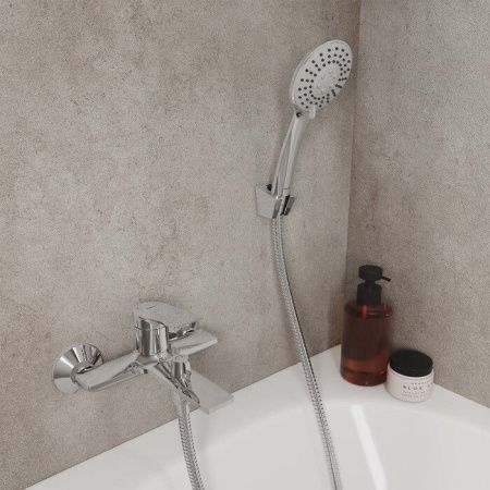 Смеситель для ванны Milardo Azure AZUSB00M02 настенный хром