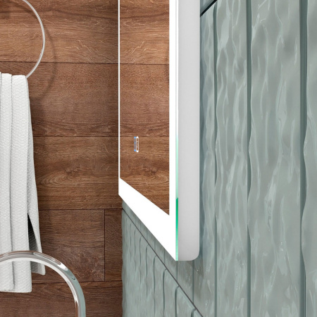 Зеркало в ванную Континент Sevilla ЗЛП642 80х90 цвет белый