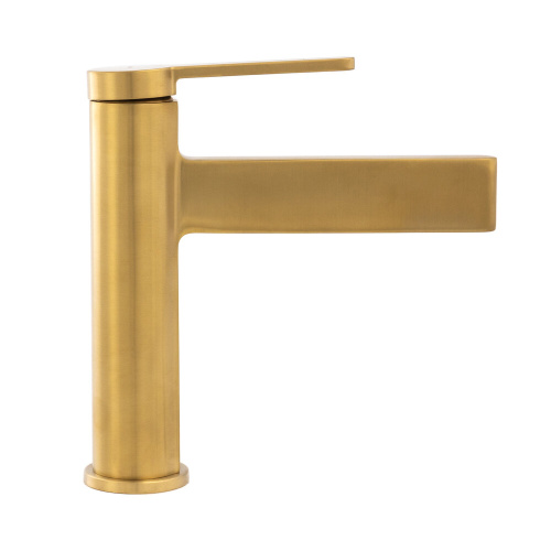 Смеситель Clever VELVET 61944 на раковину золото брашированное - фото 2