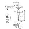 Смеситель Cisal Icona Classic SM00155040 на биде черный