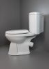 Унитаз напольный с бачком Creo Сeramique PROJECT COMBO-PR1003C белый с сиденьем с микролифт душевой смыв