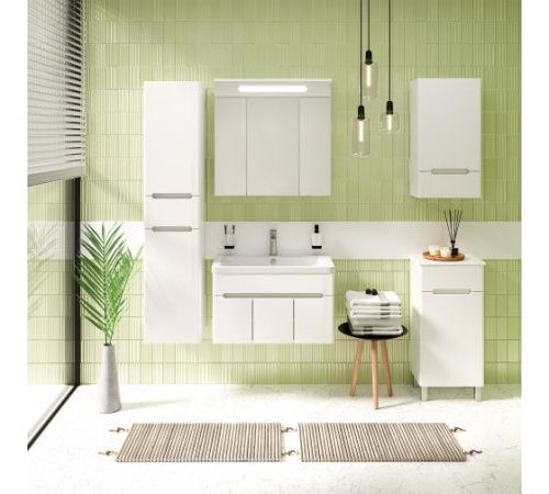 Шкаф Runo Парма 00-00001051 40х80 подвесной цвет белый - фото 3