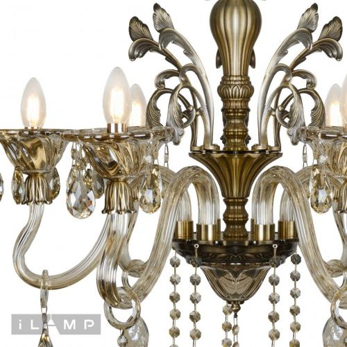 Люстра подвесная iLamp Asia (Асиа) 61082-6 BR - фото 3