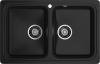 Кухонная мойка Granfest Standart S-780K черный 79х50 цвет черный поверхность матовая