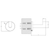 Крючок Gessi Tondo 63621#299