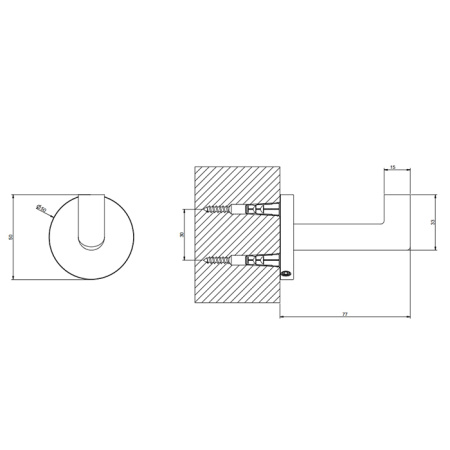 Крючок Gessi Tondo 63621#299
