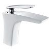 Смеситель для раковины Timo Helmi 4061/00-16F на столешницу белый/хром