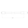 Душевой шланг Gessi Inciso 01637#031 хром