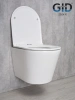 Унитаз подвесной Gid Cortado 62235Y белый с сиденьем микролифт безободковый смыв торнадо