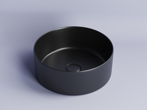 Раковина Ceramica Nova ELEMENT 36 см CN6032MB накладная цвет черный матовый - фото 3